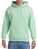 Mint. Sweatshirt med hætte. Gildan